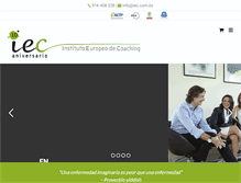 Tablet Screenshot of institutoeuropeodecoaching.com